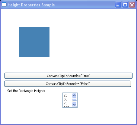 WPF Change Height