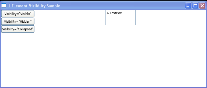 Change the Visibility property of a UIElement.