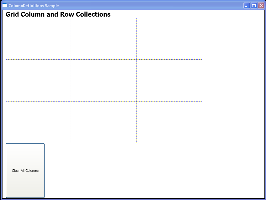 WPF Clear All Columns