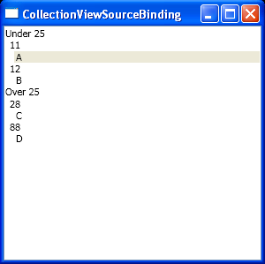 WPF Collection View Source Binding