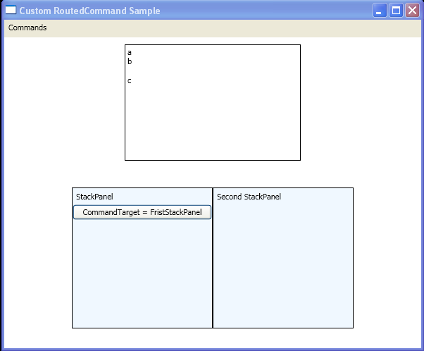 Create a custom RoutedCommand, the CommandBinding objects, and the KeyBinding objects in code.