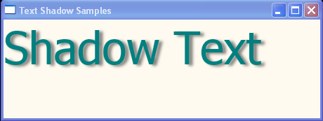 WPF Create A Shadow Effect For Displayed Text