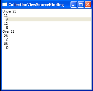 WPF Create Collection View Source