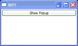 Create Popup mock in Xaml