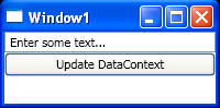 WPF Data Context Property Override Metadata To Update Data Context