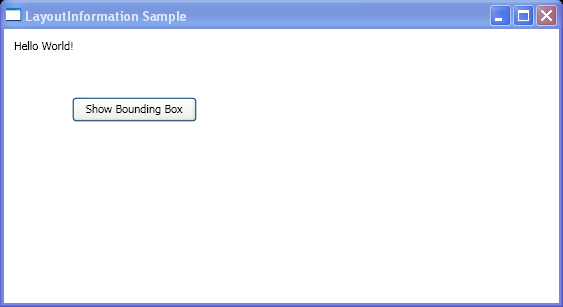 WPF Determine The Layout Position Of An Element Using The Layout Information