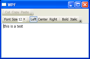 WPF Display A Toolbar