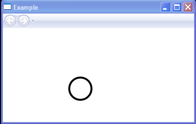 WPF Draws A Circle With A Blue Interior And A Black Outline