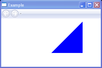 WPF Draws Another Triangle With A Blue Interior