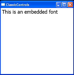 WPF Embedded Font