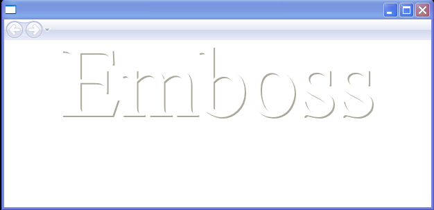 WPF Emboss Text