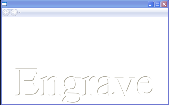 WPF Engrave Text