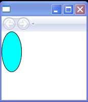 WPF Fill An Ellipse With Cyan And Draw The Border With Black Color