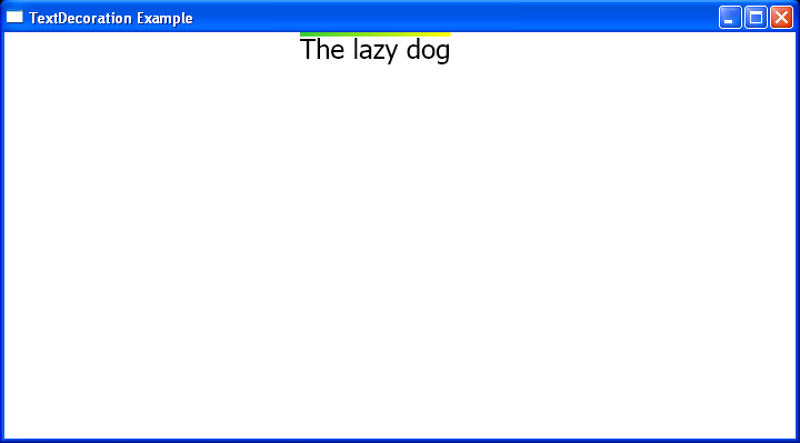 WPF Fill The Overline Decoration With A Linear Gradient Brush In C