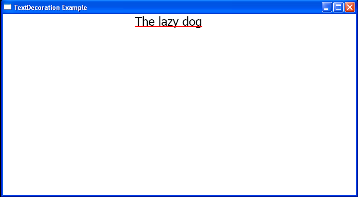 WPF Fill The Underline Decoration With A Solid Color Brush