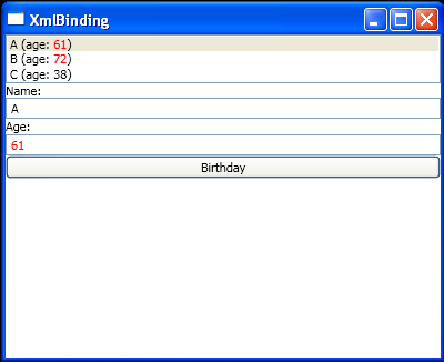 WPF Get Xml Element From Bounded View