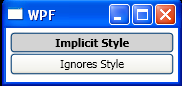 WPF Ignore An Implicit Style By Setting Style To Null