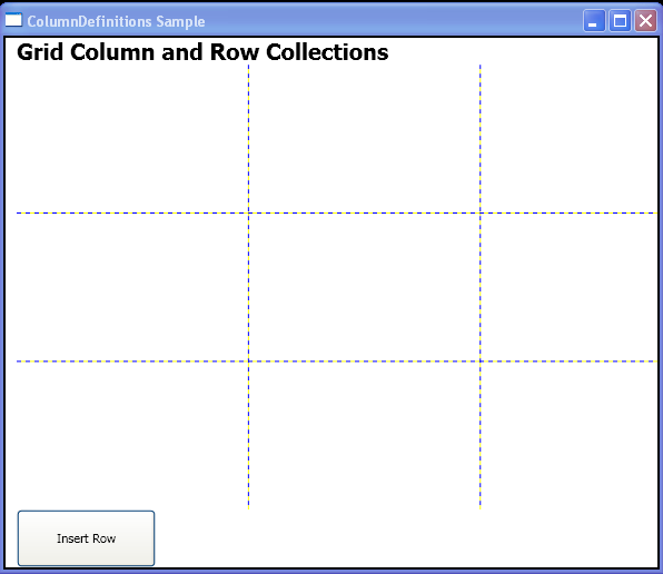 WPF Insert Row