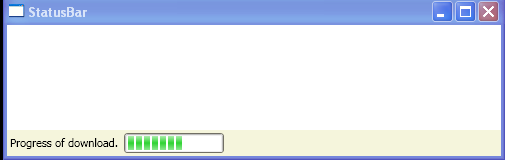 WPF Items That Can Be Placed In A Status Bar