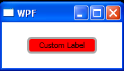Label with ControlTemplate