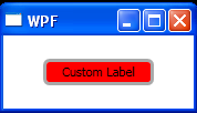 WPF Label With Control Template