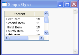 WPF List View And List View Item