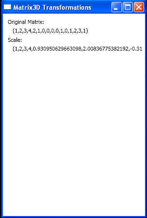 WPF Matrix3 D Rotate