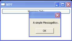 Message Only MessageBox