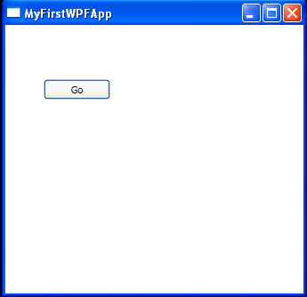 My First WPF App with code behind