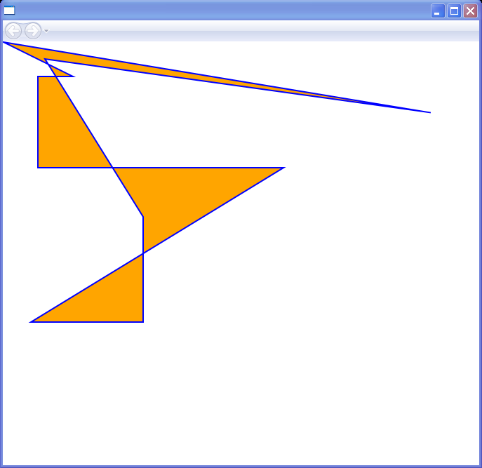 WPF Nonzero Fill Rule With More Complex Shape