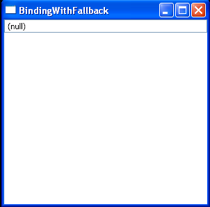 WPF Null Property Binding