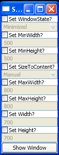 Order of precedence for sizing-related properties that are implemented by Window.