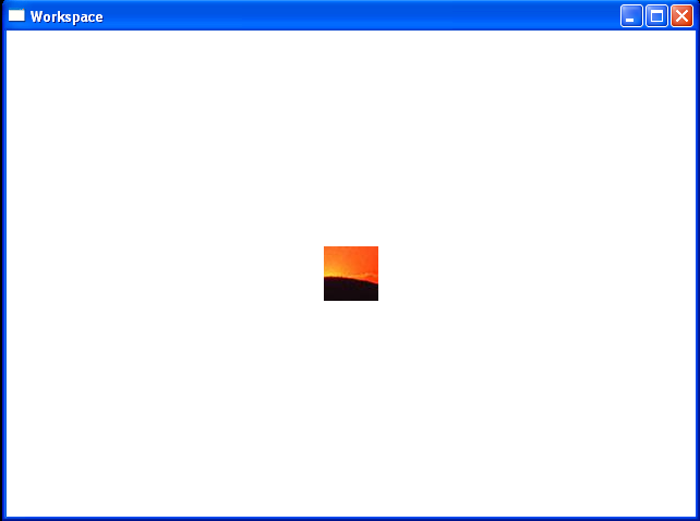 WPF Paints A Rectangle With An Image The Image Brushs Stretch Property Is Set To None So The Image Is Not Resized