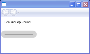 WPF Pen Line Cap Round
