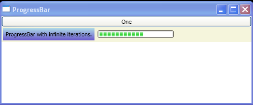 WPF Progress Bar With Infinite Iterations