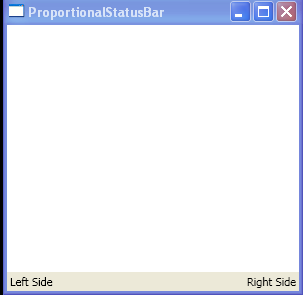 WPF Proportional Status Bar