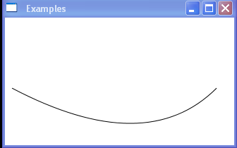 WPF Quadratic Bezier Curve With Path Figure