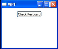 WPF Query Left Right Shift Key