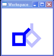 WPF Rotates The Polyline45 Degrees About The Point00