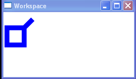 WPF Rotates The Polyline45 Degrees About The Point2550