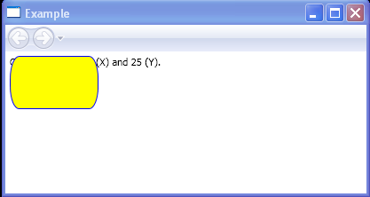 Rounded Rectangle Corner radius of 10 (X) and 25 (Y)