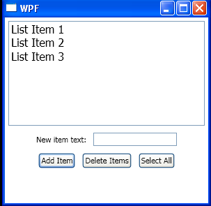 Select All ListBox Items