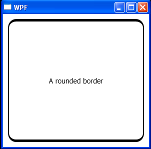 Set border corner radius