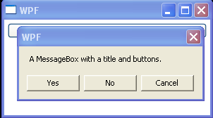 Set Message, Header, and Button for MessageBox