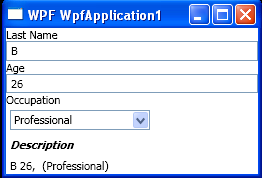 WPF Set The Data Context Of A Window To A Person Object