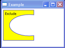 WPF Shape Exclude