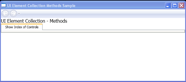 WPF Show Index Of Controls