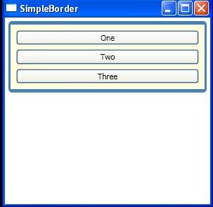 WPF Simple Border