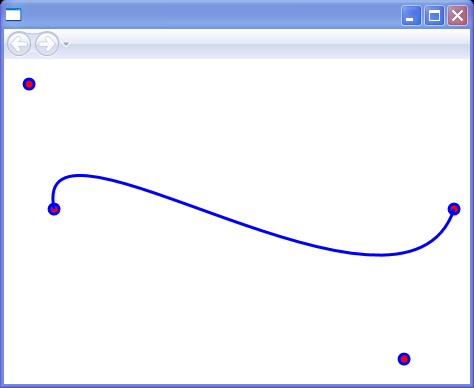 WPF Single Bezier