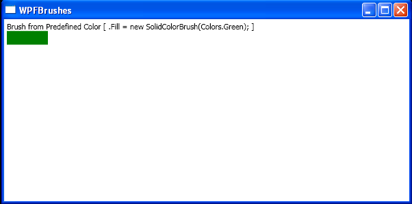 WPF Solid Color Brush In Code With Solid Color Brush